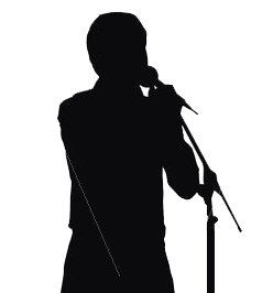 singer silhouette male